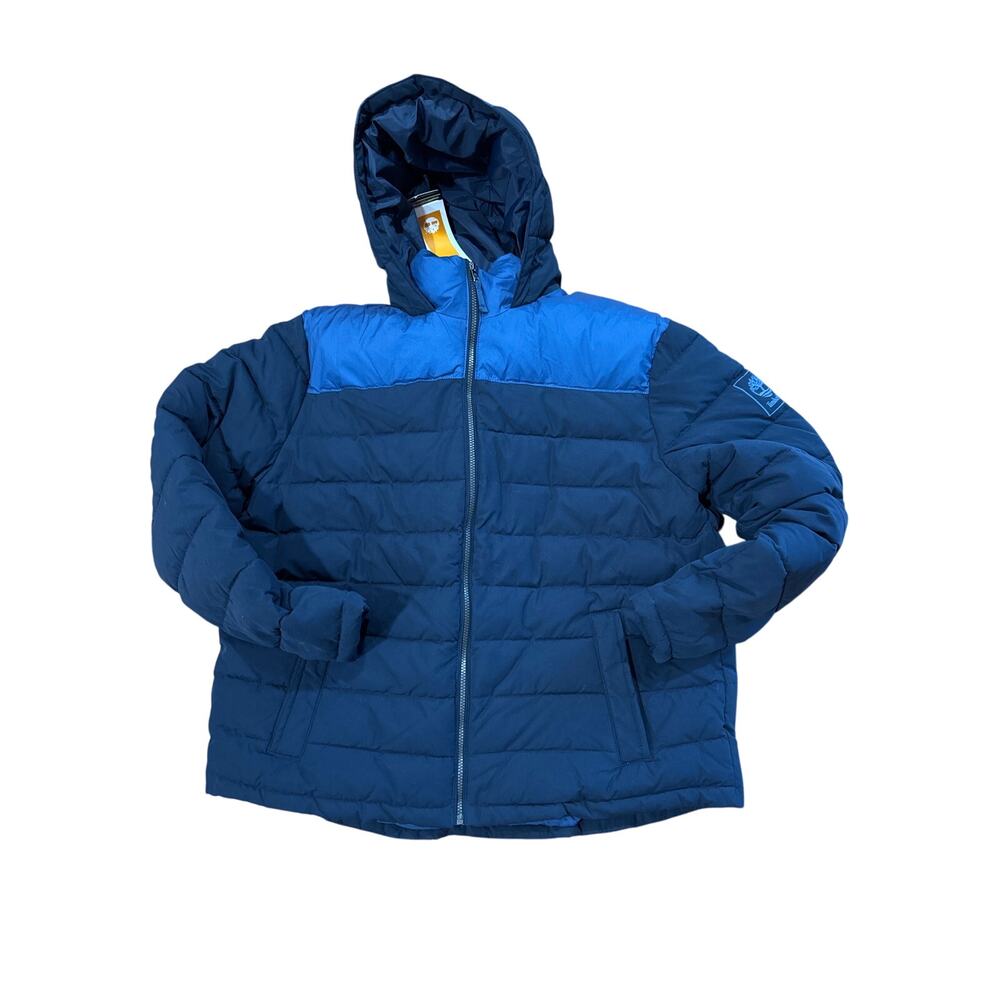 Timberland Men's Outdoor Archive Puffer Blue Jacket - Size:‎ XXL